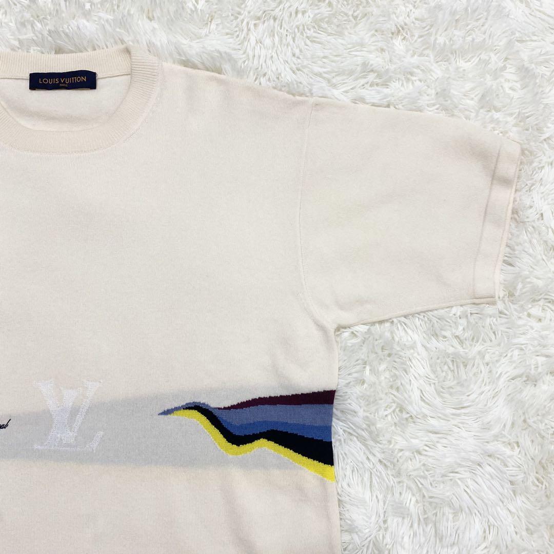 【極美品】LOUIS VUITTON カシミア99% Tシャツ Lサイズ