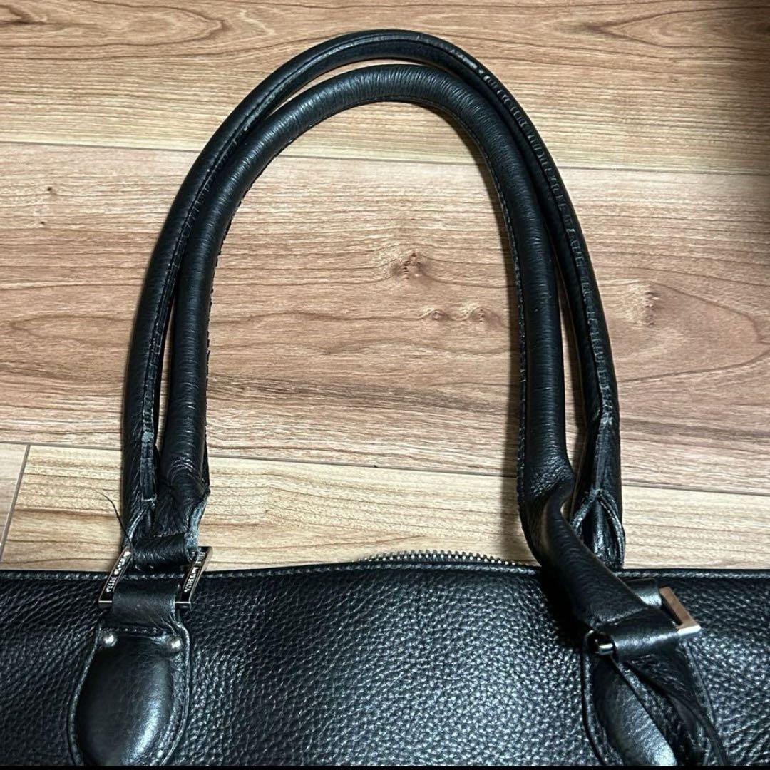 ペッレモルビダ ビジネスバッグ レザーブラック pelle morbida