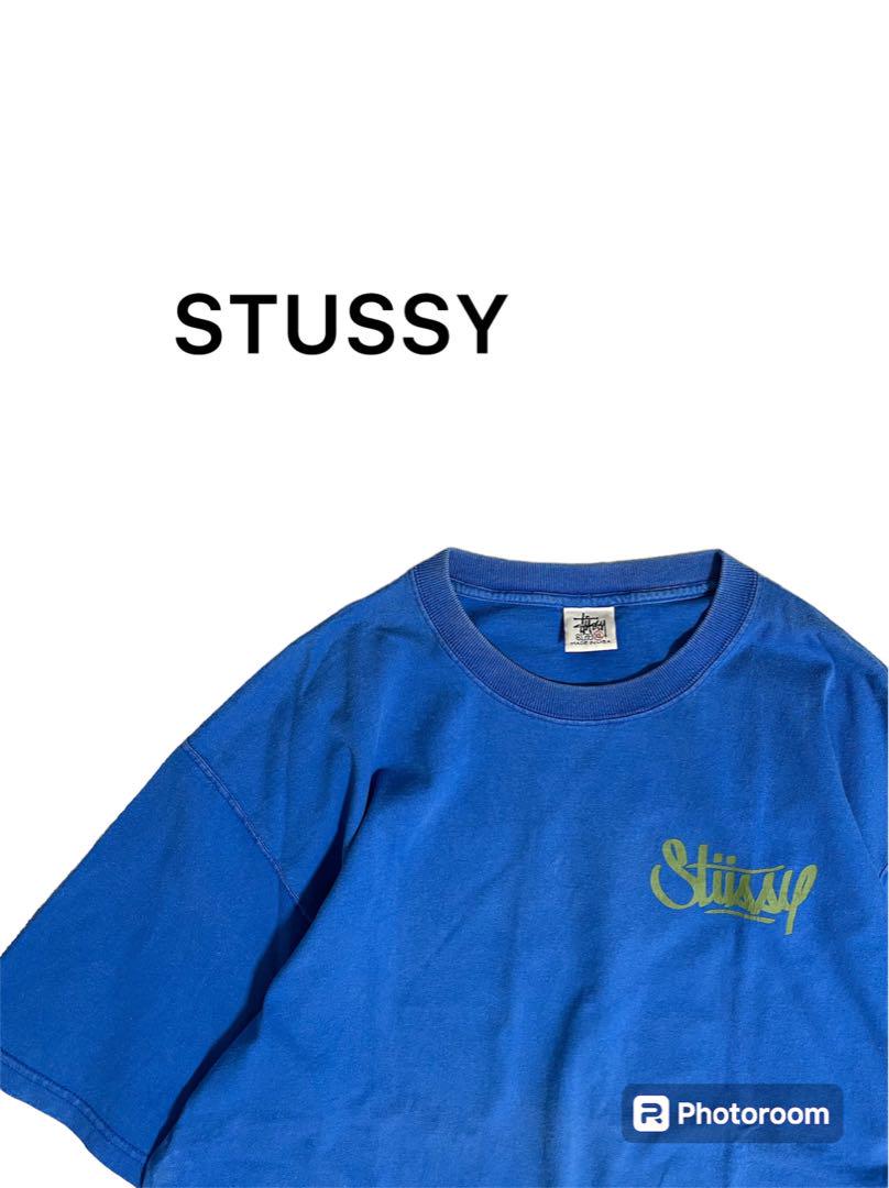 STUSSY tシャツ 90s 白タグ　usa製