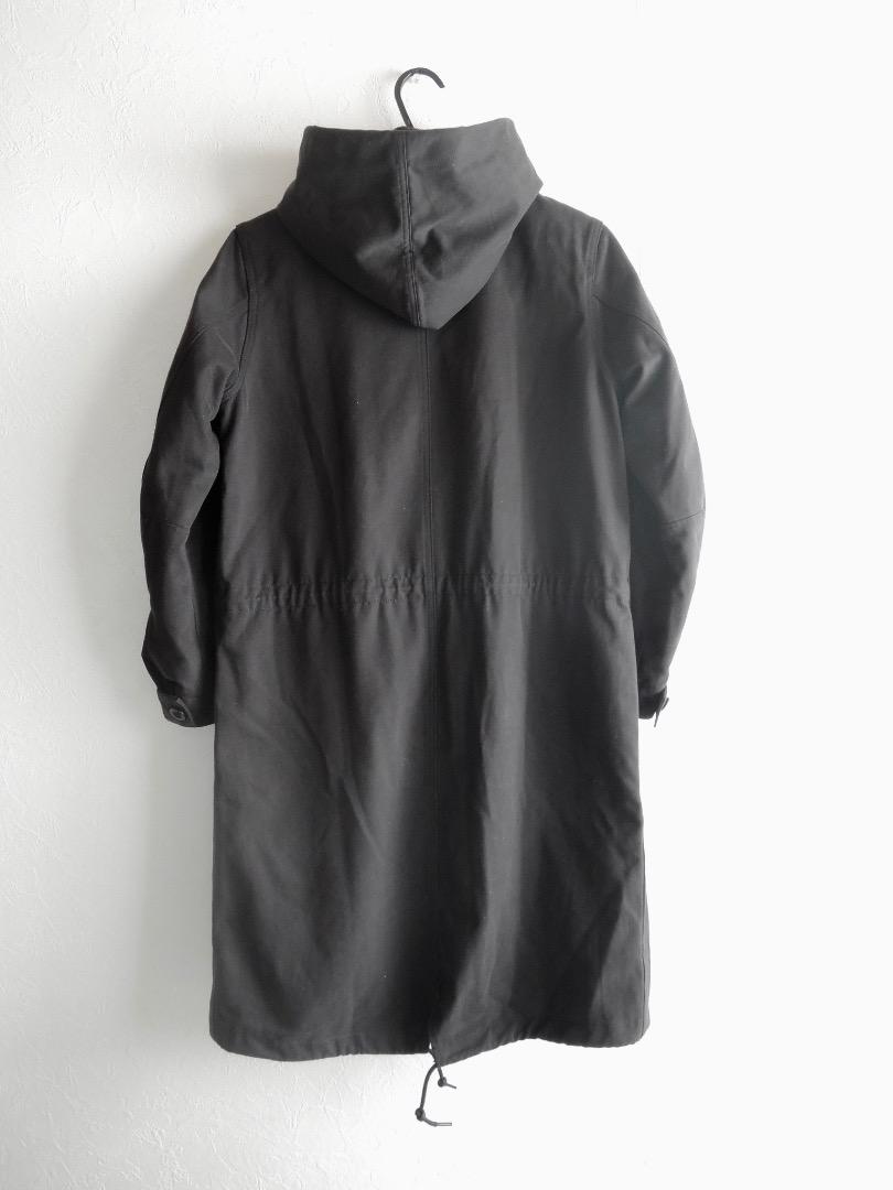 しいただけ マーガレットハウエル サイズ1 お値下げ BEPW5-m95661557750 モッズコート 中綿ライナー付き クロです
