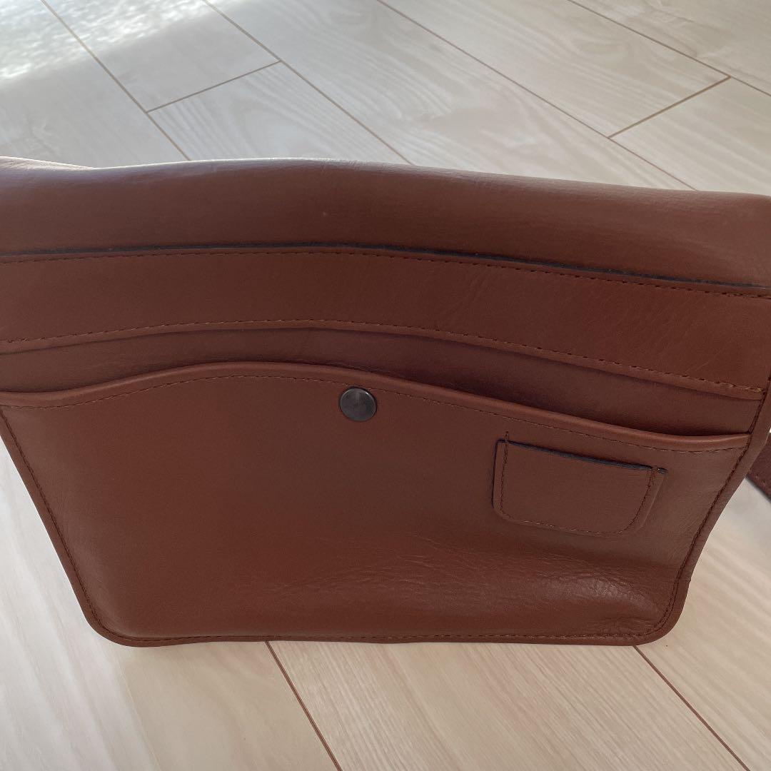 革 ショルダーバッグ バロン ブラウン 画像5