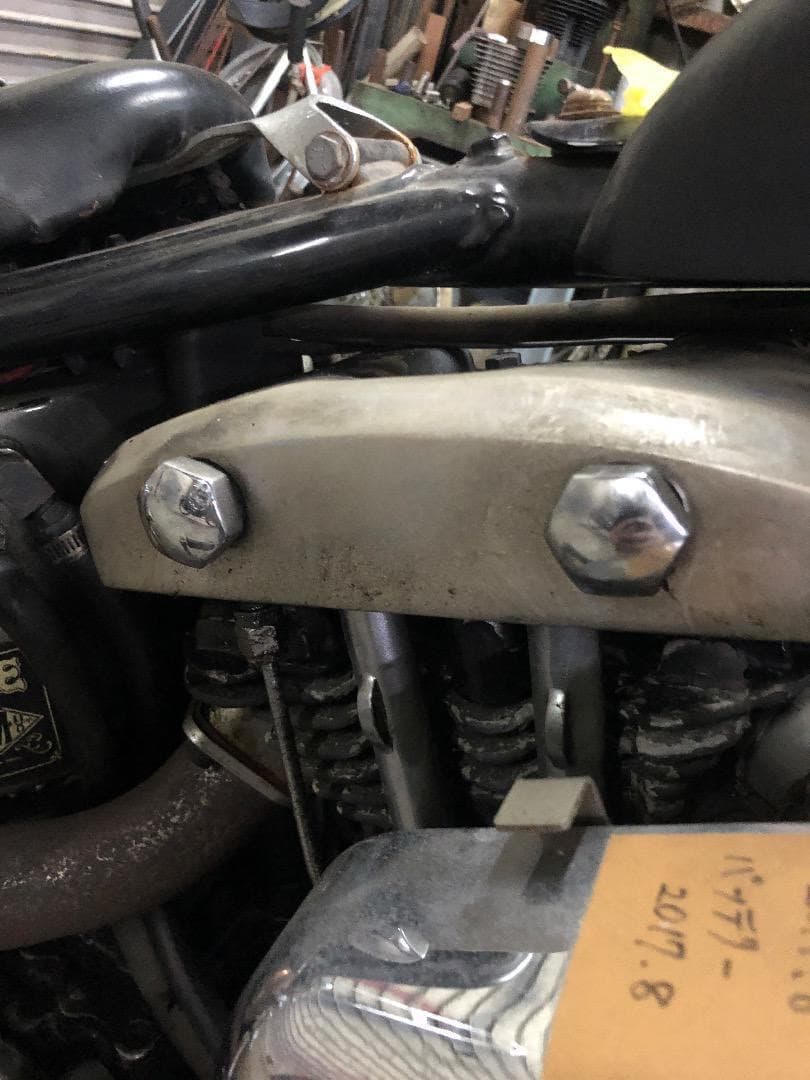 ハーレーダビッドソン　ロッカープラグ、エンドナットセット　真鍮