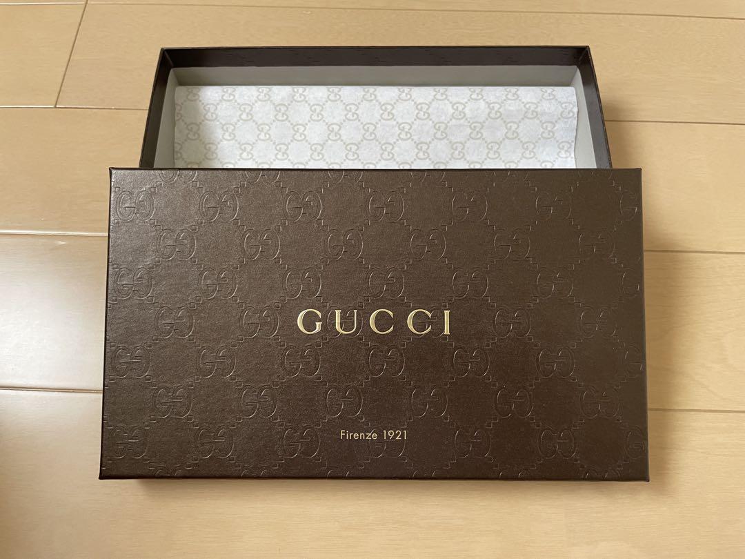 GUCCI グッチ　長財布　正規品　GG柄　ブラック　美品　財布　箱付き