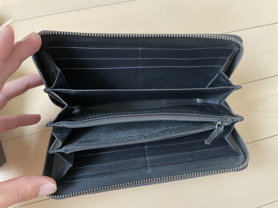 GUCCI グッチ　長財布　正規品　GG柄　ブラック　美品　財布　箱付き