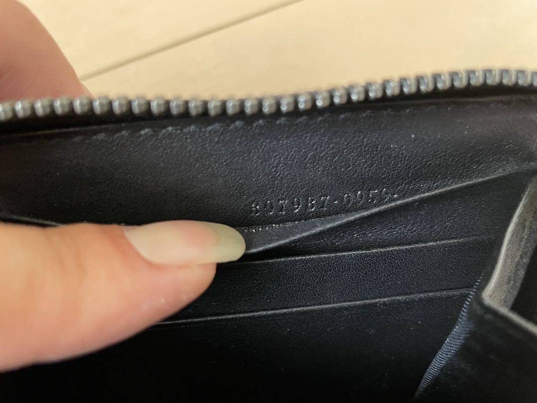 GUCCI グッチ　長財布　正規品　GG柄　ブラック　美品　財布　箱付き