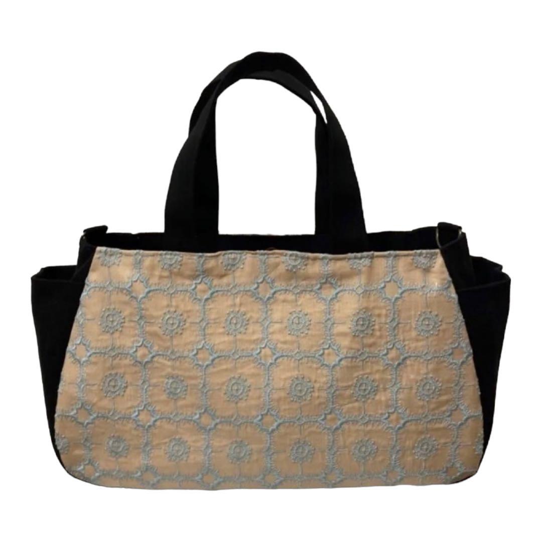 ☆特別価格 ミナペルホネンanemoneプランプバッグ❗️summer 本革親子