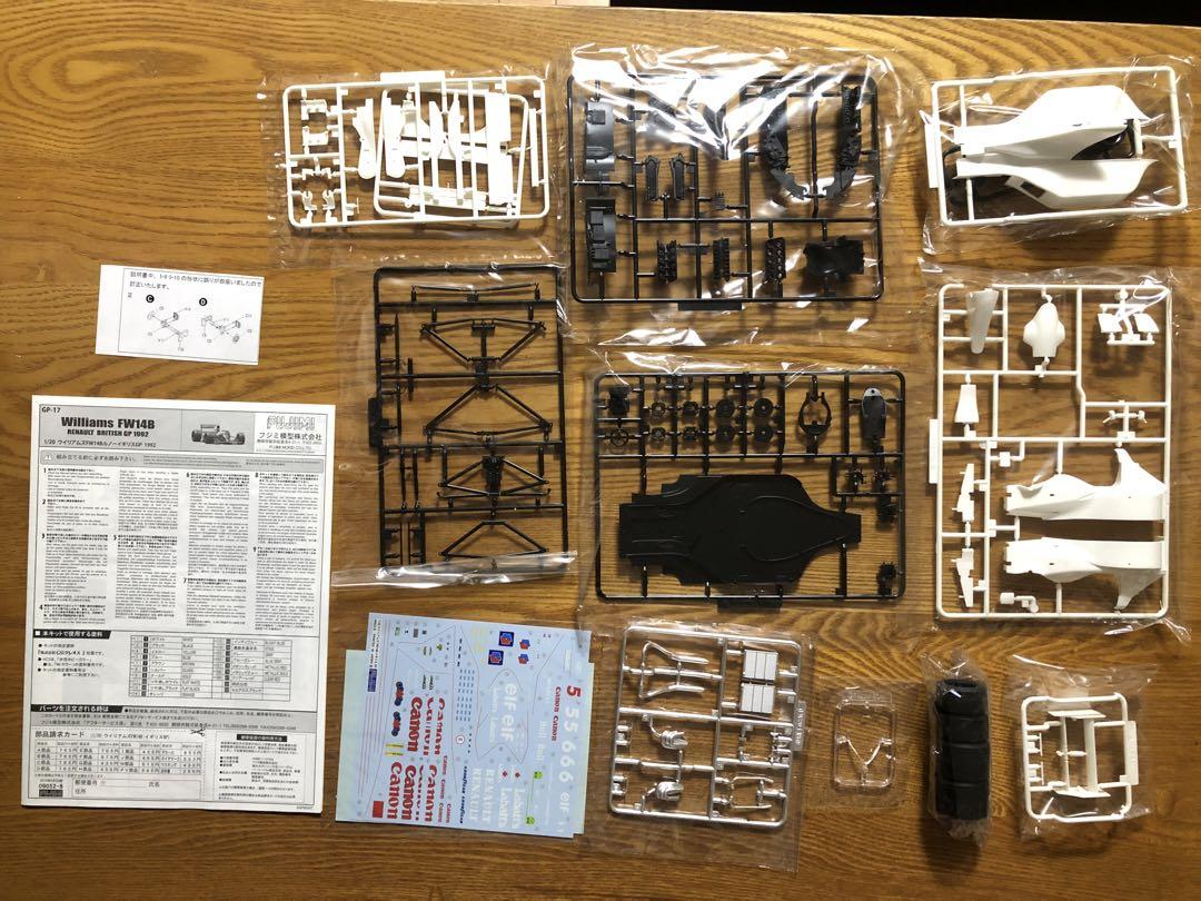 フジミ 1/20 ウイリアムズルノー FW14B 初回特典＋純正エッチングパーツ