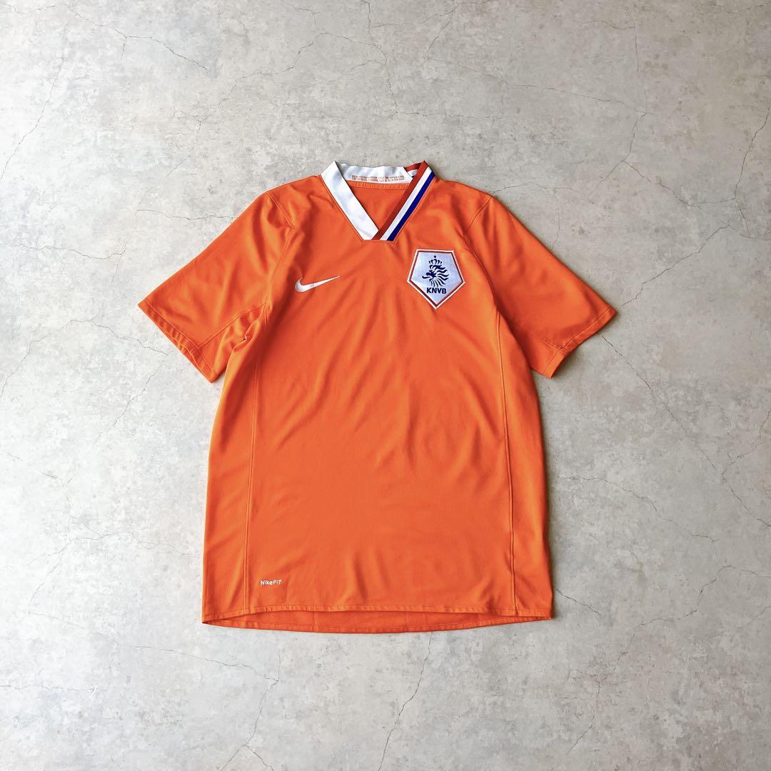 00s 08/09 NIKE オランダ代表 半袖ユニフォーム ゲームシャツ