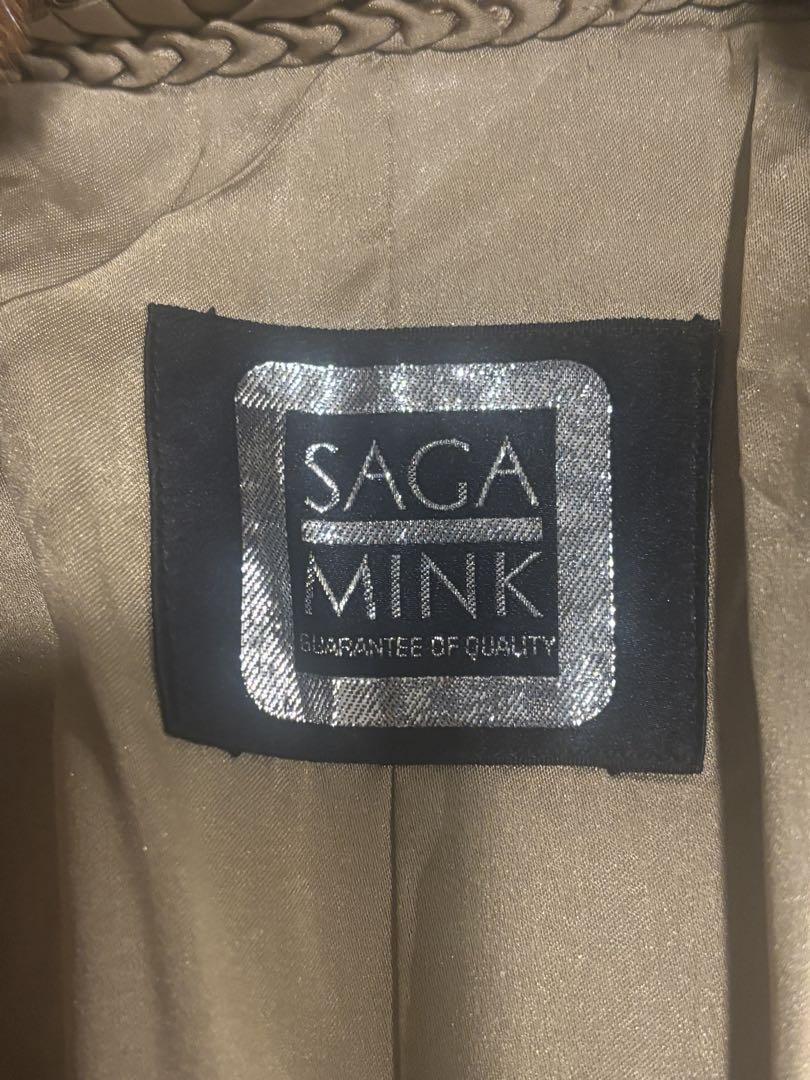 定価100万超 サガミンク 毛皮 ロングコート