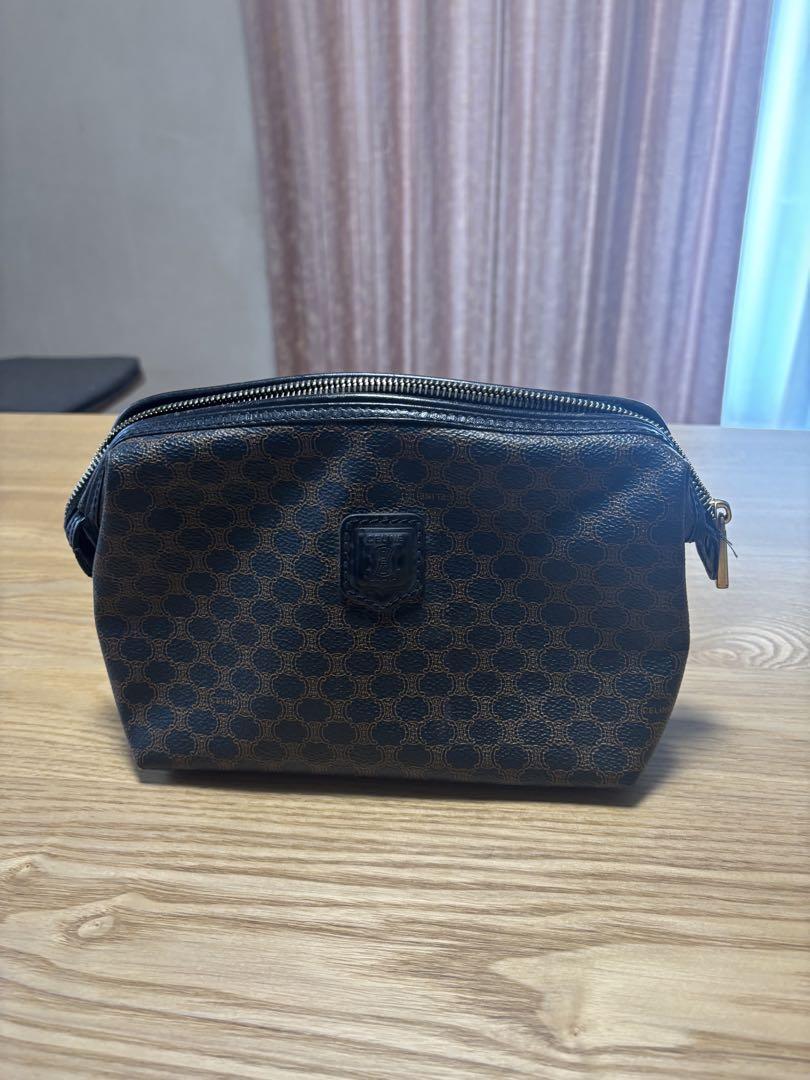 CELINE セリーヌ　ポーチ　マカダム柄　クラッチバッグ　セカンドバッグ