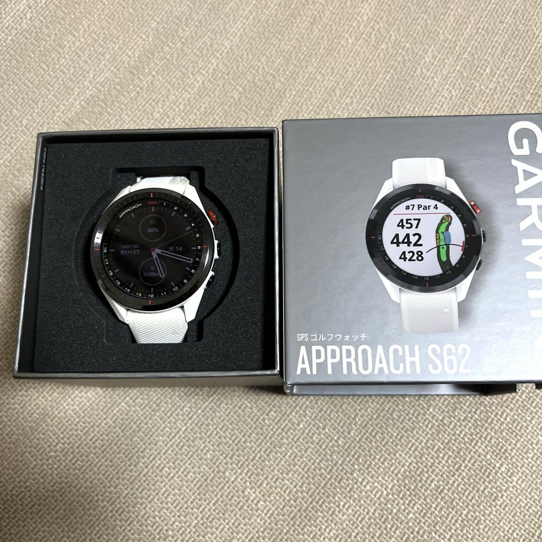 GARMIN APPROACH S62 ホワイト　GPSゴルフウォッチ