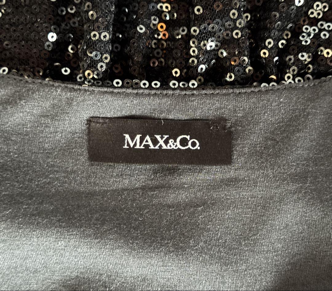 Max＆Co スパンコールベスト　L 【未使用】