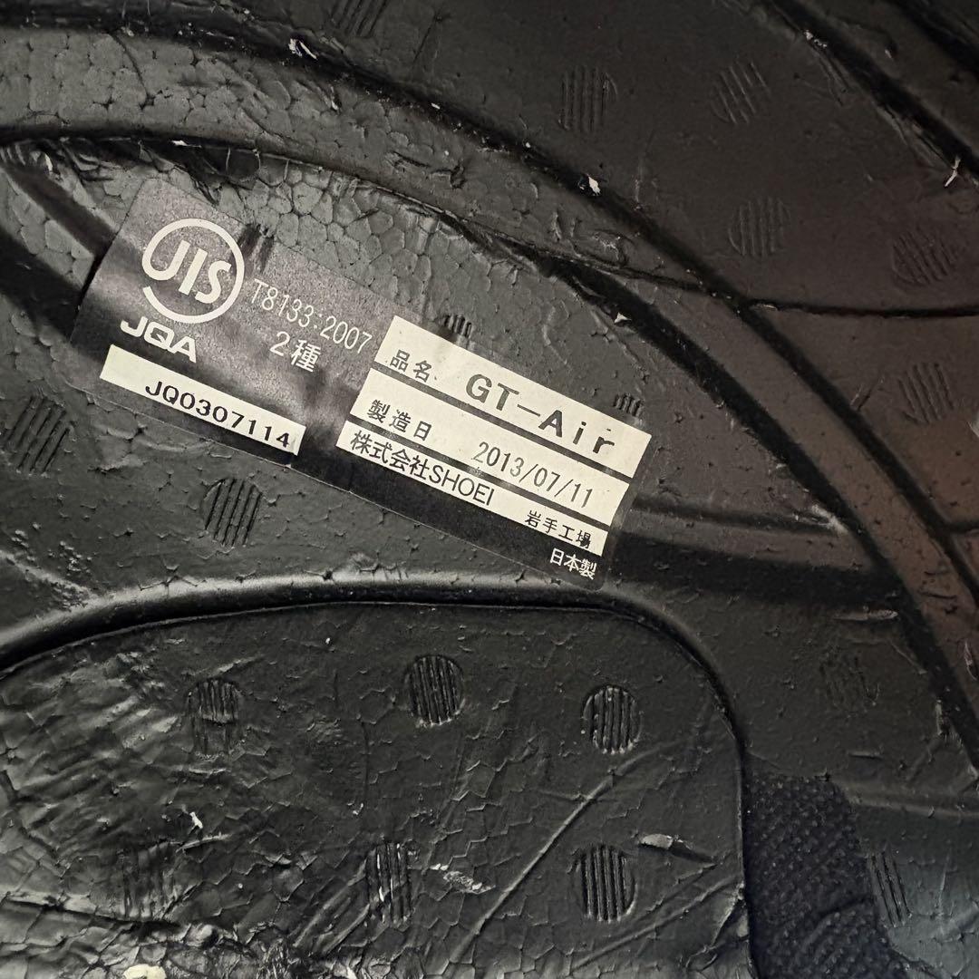 アイランド様用　SHOEI GT-Air Lサイズ ブラックメタリック