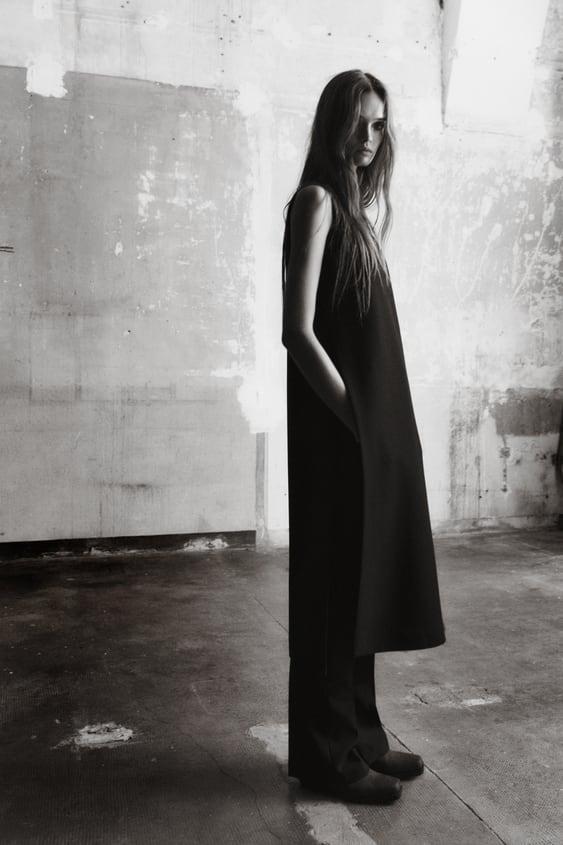 22 ZARA ZW COLLECTION ミニマル ロングベスト S - メルカリ