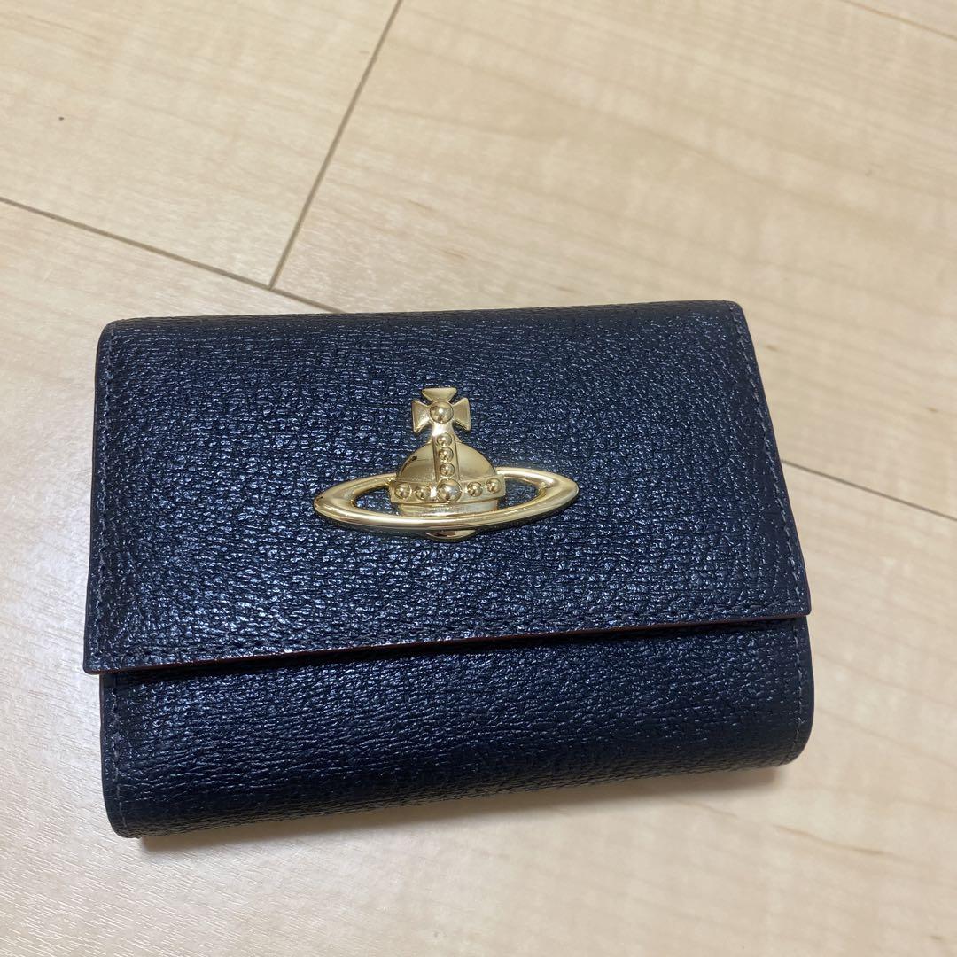 Vivienne Westwood 黒 三つ折り財布