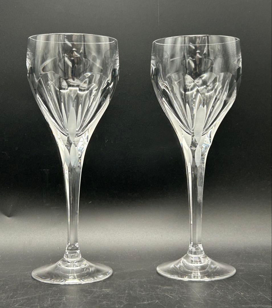 MIKASA ミカサ　ワイングラス　2客　フレイムダモーレ　重厚　廃盤品　未使用