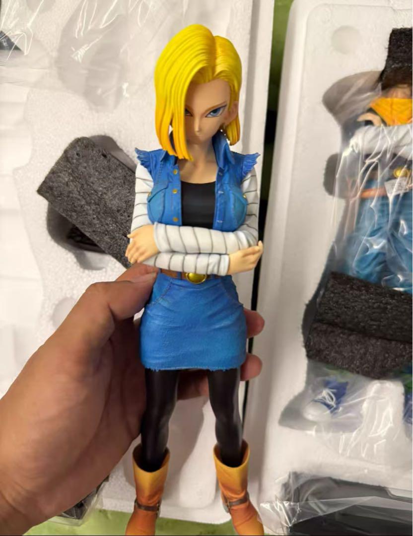 ドラゴンボール 人造人間18号17号 ガレキ ガレージキット