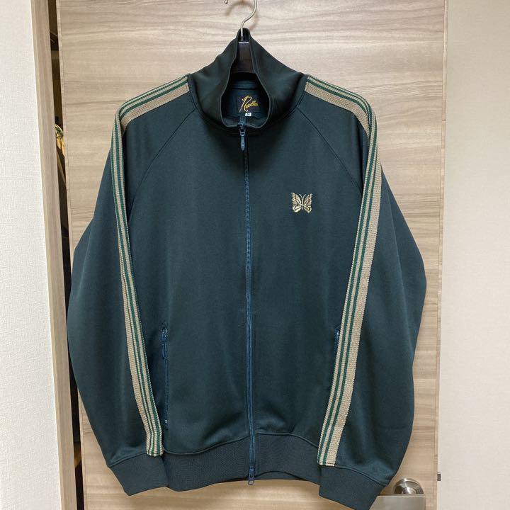 美品 needles トラックジャケット グリーン ベージュ トラックパンツ