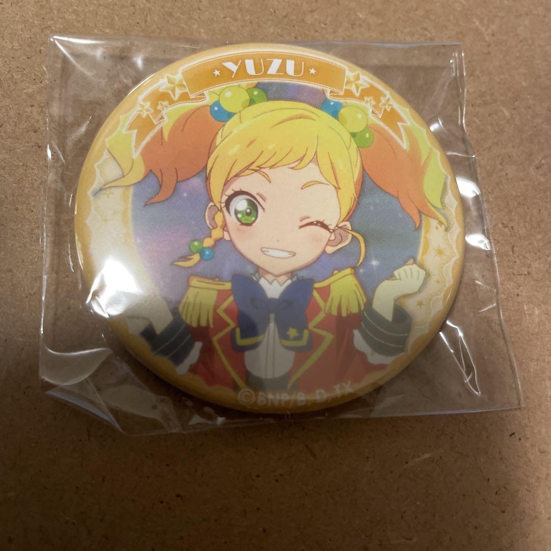 二階堂ゆず　缶バッジ　アイカツスターズ！ 二階堂ゆず アイカツ スターズ アニON カフェ マグネット 缶
