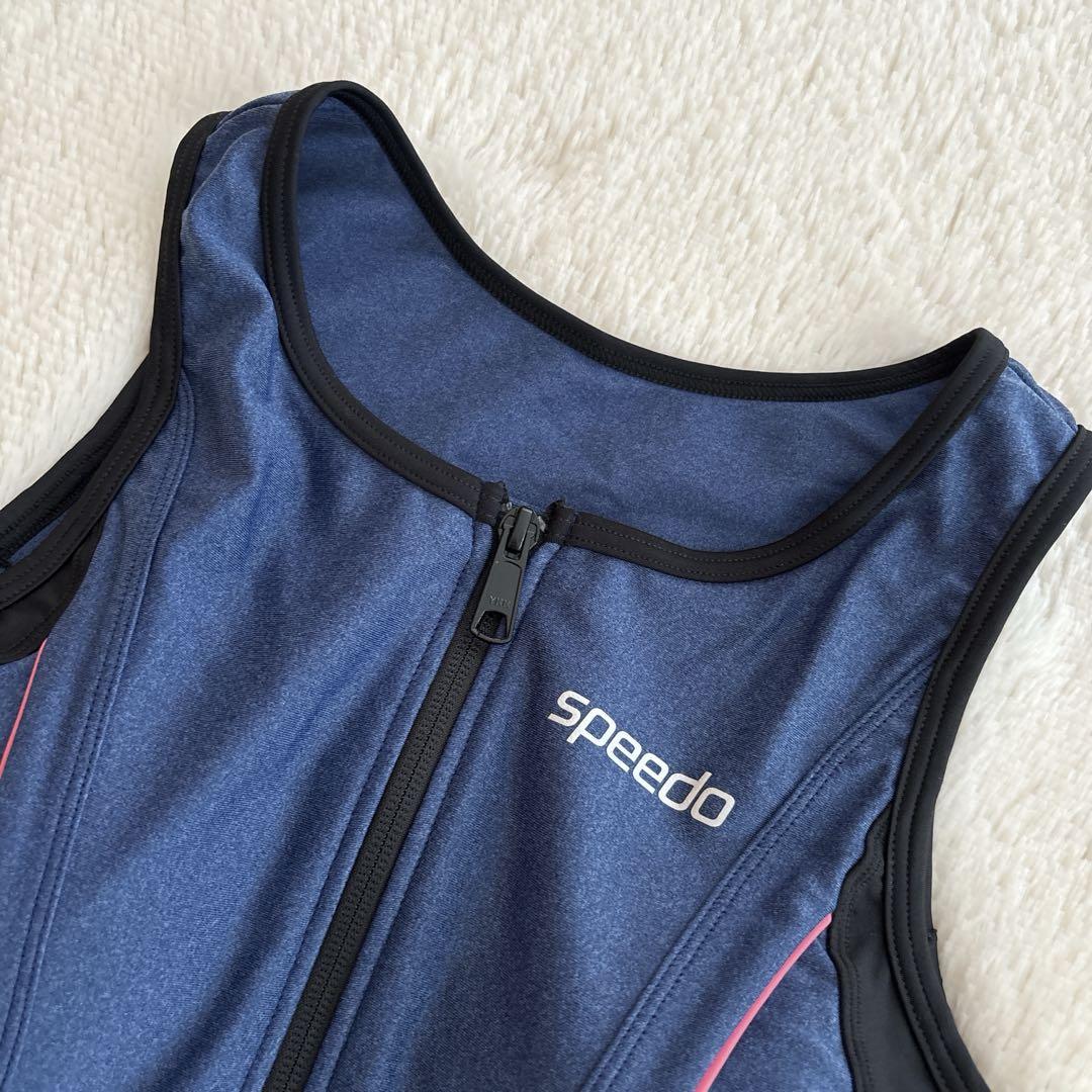 新品✨speedo スポーツ用水着　セパレート水着　ネイビー　M