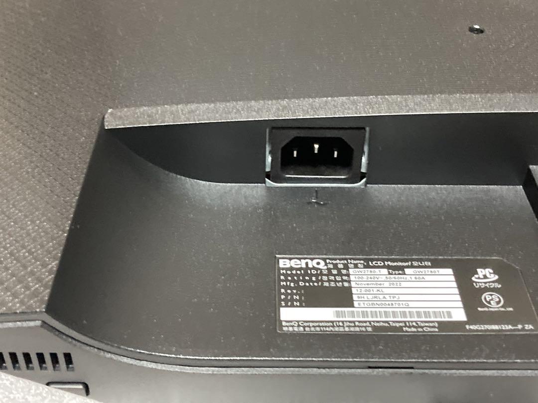 BenQ GW2780T 27インチ モニター 本体のみ　ノングレア