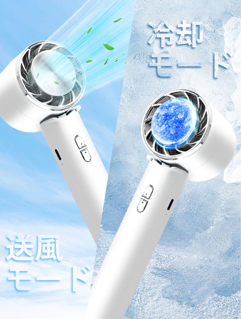 CICIBELLA-充電式ウェアラブルファン 冷却プレート付き グレージュレース 癒し系ギフト