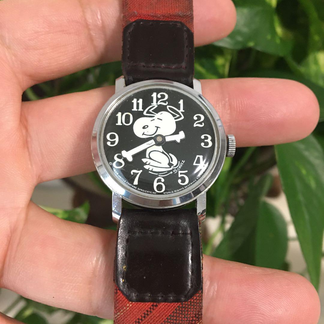 超希少 レトロ SNOOPY 腕時計 （手巻き）