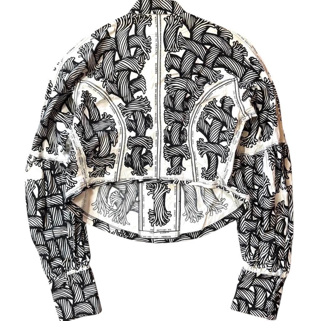 クリストファーネメス 縄柄シャツジャケット Christopher Nemeth クリストファーネメス 縄柄シャツジャケット Christopher Nemeth