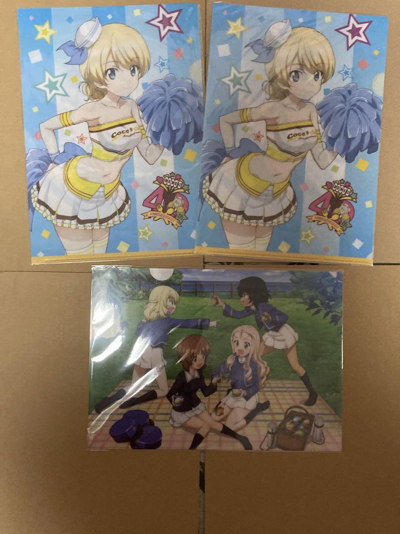 ガールズ&パンツァー　クリアファイル　コラボ ガールズ&パンツァー クリアファイル コラボ - メルカリ