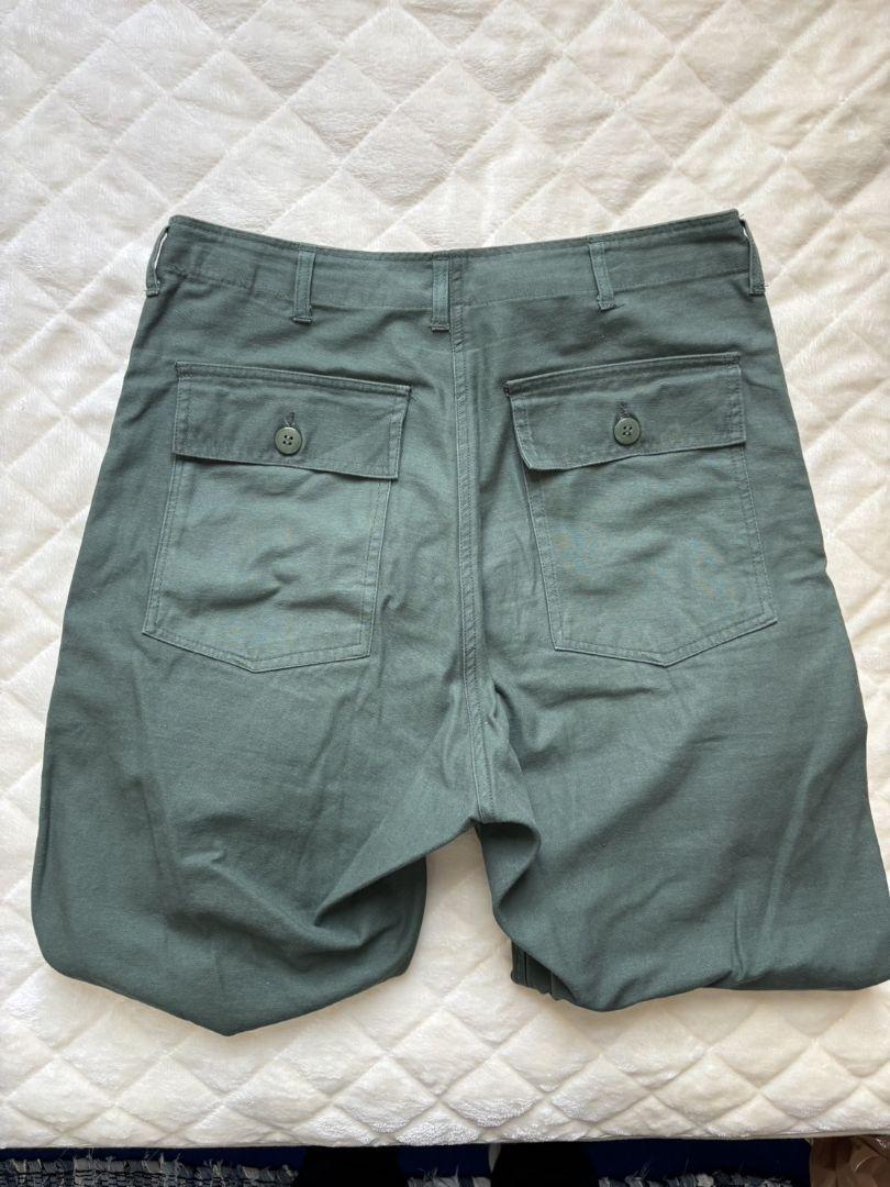 ARMY ベイカーパンツ　軍パン　ＯＧ１０７　トラウザーパンツ　コットンサテン