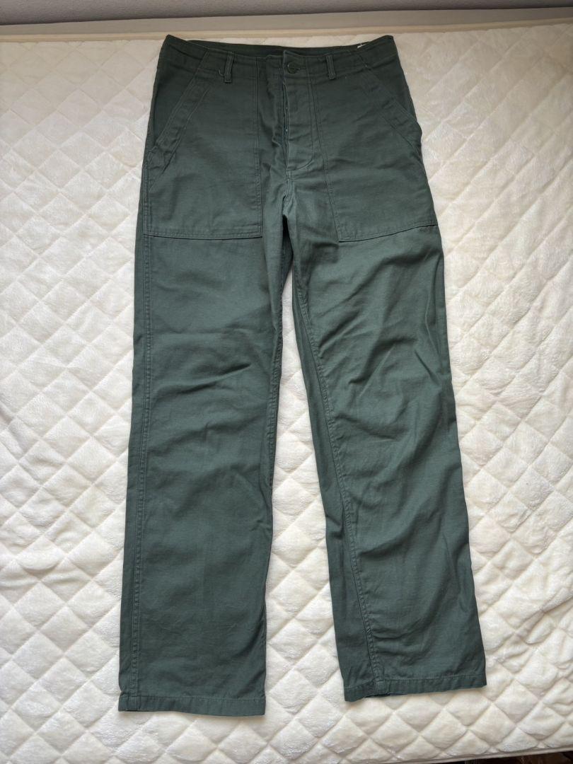 ARMY ベイカーパンツ　軍パン　ＯＧ１０７　トラウザーパンツ　コットンサテン