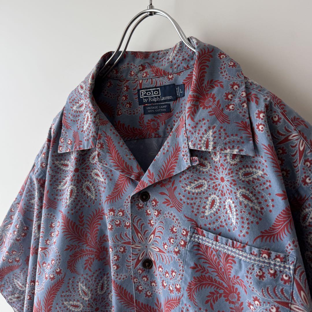 ト*モ様 POLO ポロ ラルフローレン 半袖シャツ Lサイズ VINTAGE