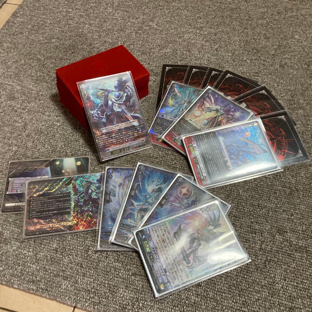 ヴァンガード メサイア Dスタン デッキ パーツ スリーブ付き メイティーナ目立った傷や汚れなし