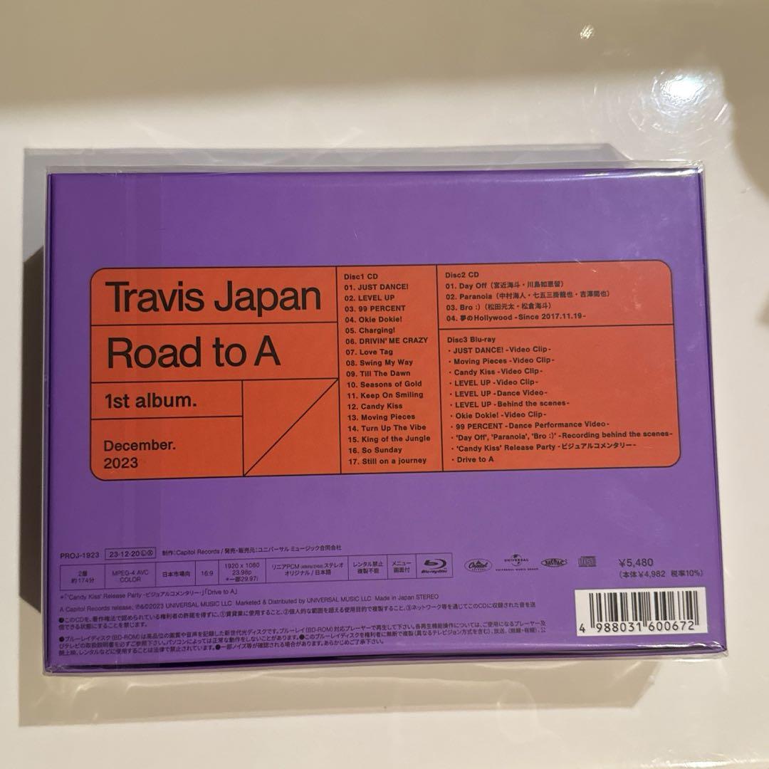 Travis Japan トラジャRoad to A FC盤 特典ポーチ付￼