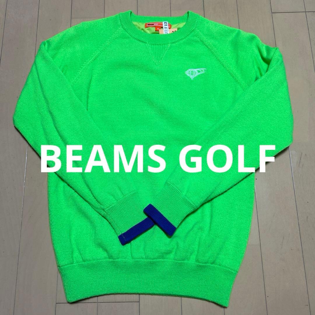 ビームスゴルフ　レディース　セーター　グリーン系　Mサイズ