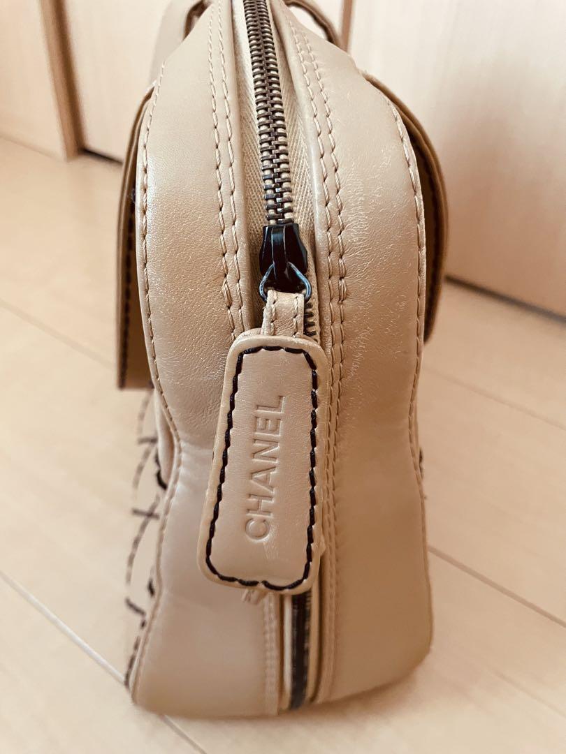 CHANEL バッグ　ワイルドステッチ　ベージュ