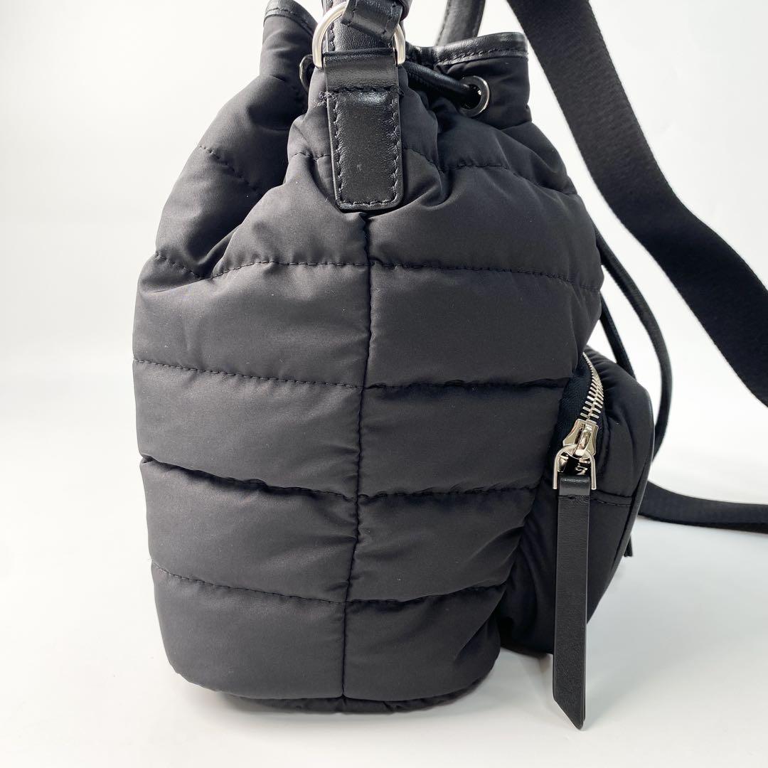 未使用 モンクレールMONCER ミニ バケット ショルダーバッグ 2way