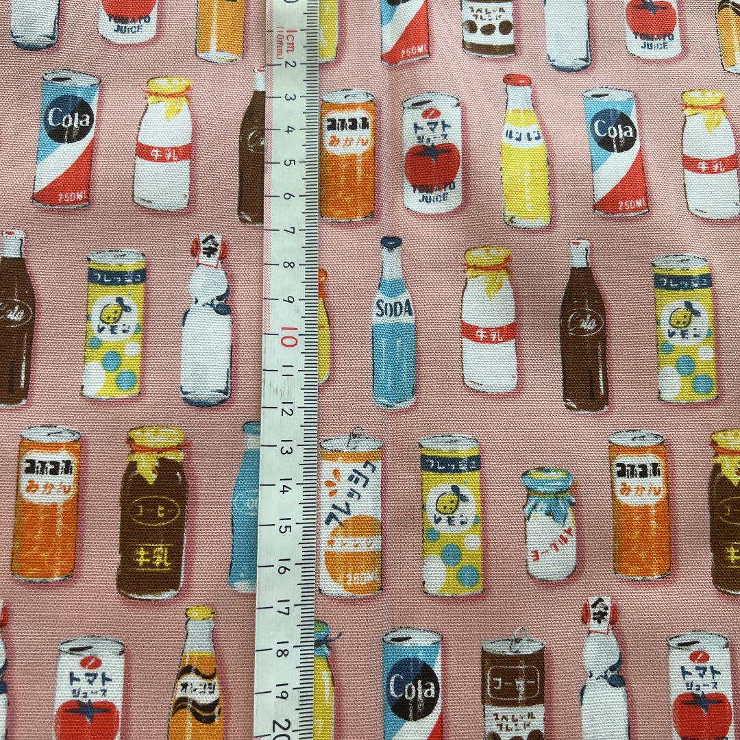 新品・在庫有り メルカリ便☆海外パッケージ ドリンク柄 生地2m 日本 輸入品販売 メルカリ便☆海外パッケージ ドリンク柄 生地2m 生地/糸