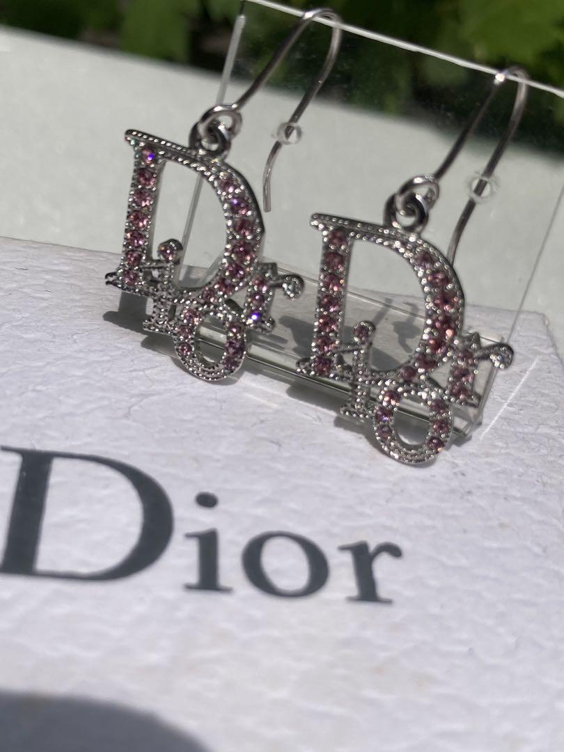 【ピンククリスタルがが映える♡】DIOR ピアス 楽天市場】Dior ディオール Petit CD Baroque Stud Earrings