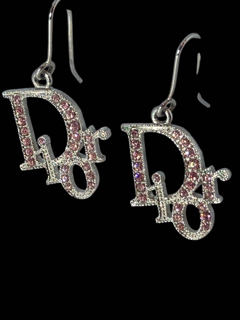 【ピンククリスタルがが映える♡】DIOR ピアス 楽天市場】Dior ディオール Petit CD Baroque Stud Earrings