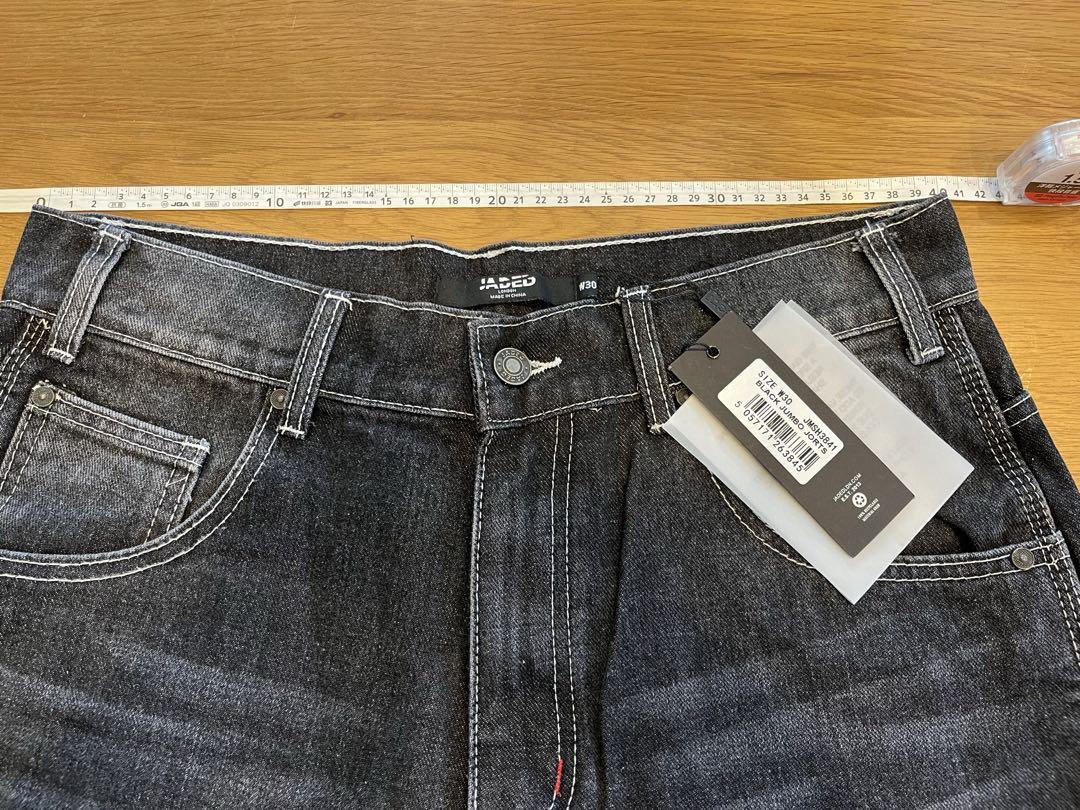 パンツ W30JADED LONDON Washed Black Jumbo Jorts