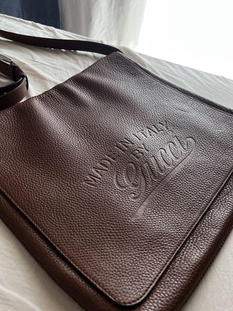 Gucci 的レザーショルダーバッグ