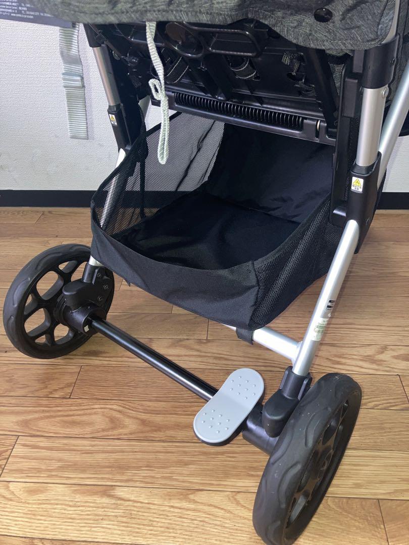 ゆきCombi ⭐️ベビーカー Thruller スルーラー オレンジ ３輪