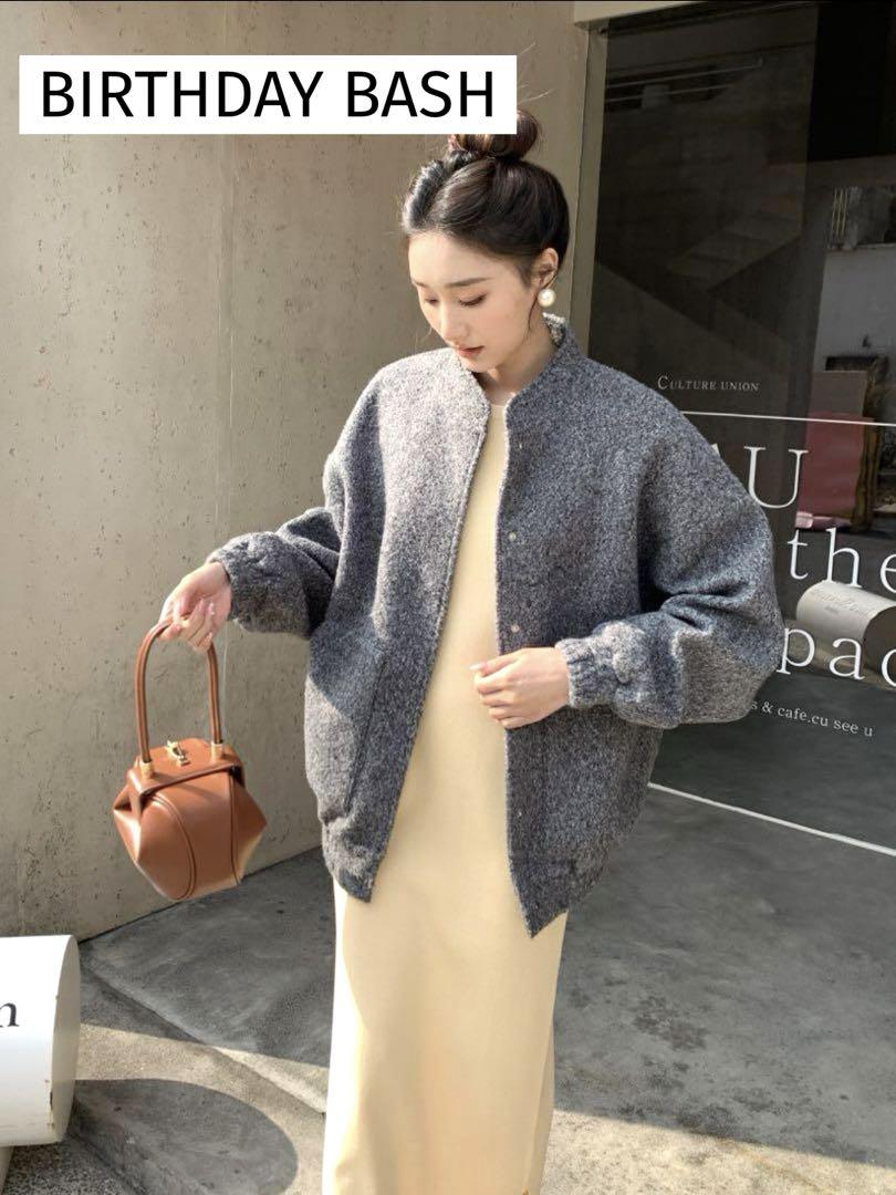 BIRTHDAY BASH☆BOUCLE BOMBER JACKET - メルカリ