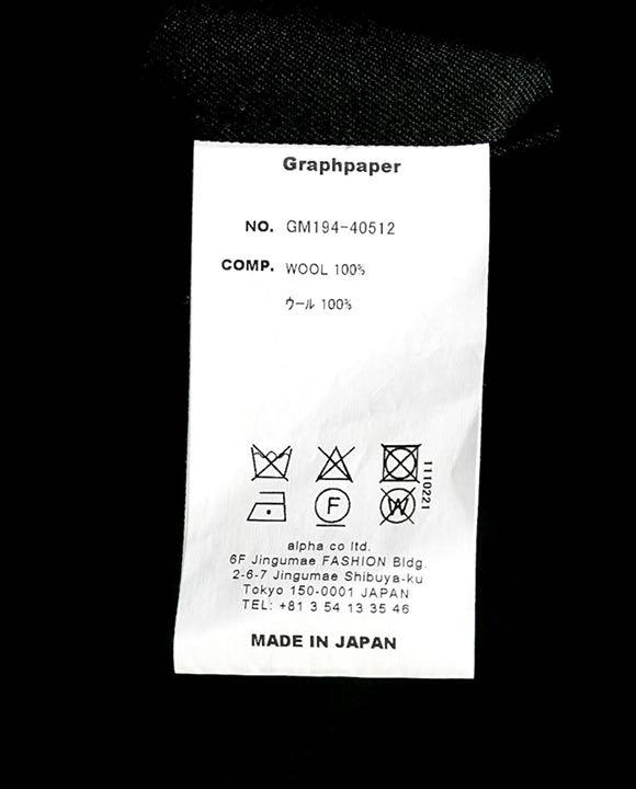 低価100%新品 3万円 Graphpaper グラフペーパー ウール100% ワイドパンツ 3egpB-m95714350528 好評超特価