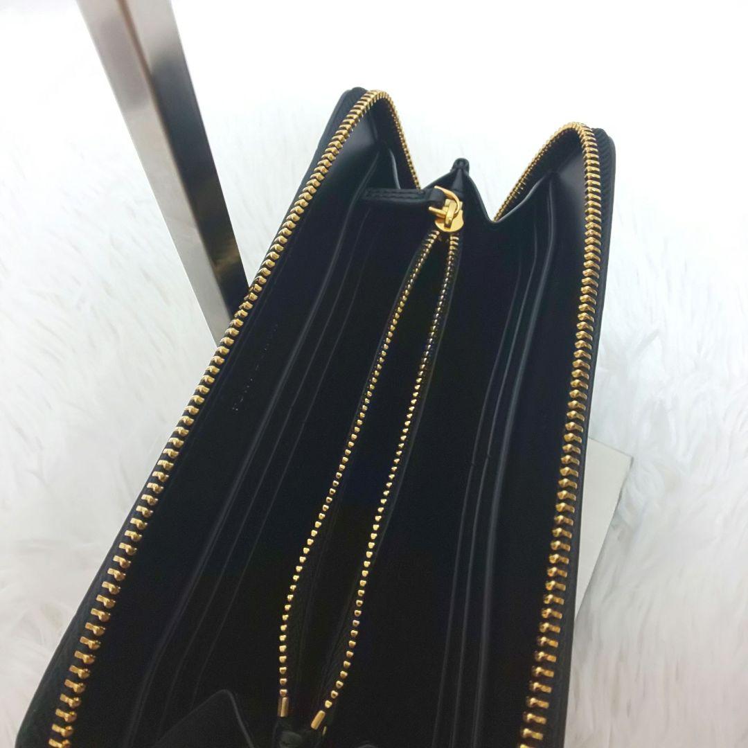 ✨美品✨トリーバーチ ラウンドファスナー 長財布 レザー クロコ調 ゴールド金具