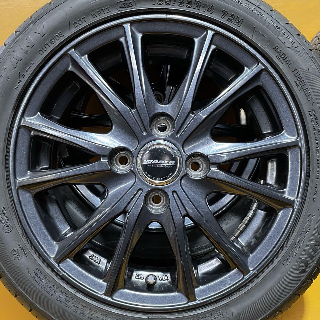 タイヤ・ホイール 165/55R14 HOT STUFF WAREN APTANY