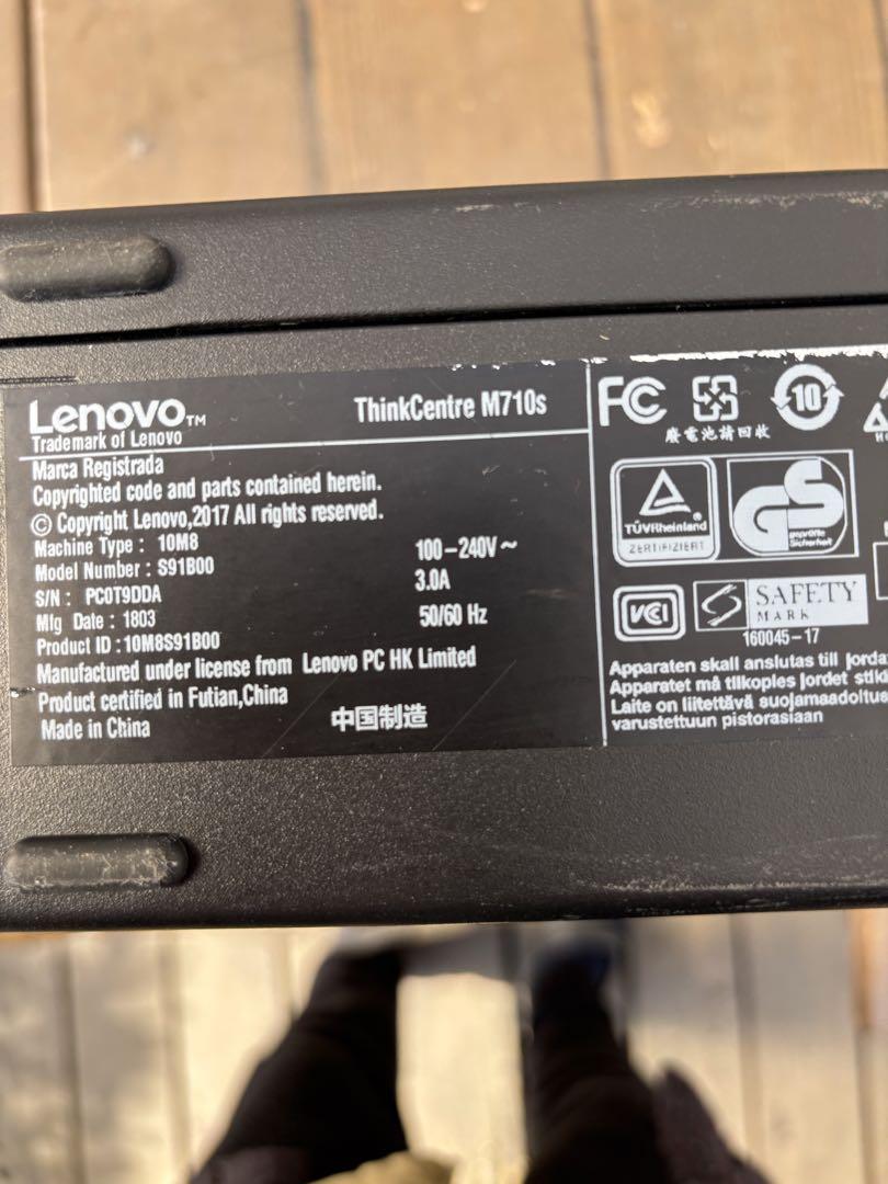 Lenovo ThinkCentre ミニPC スリムタワー