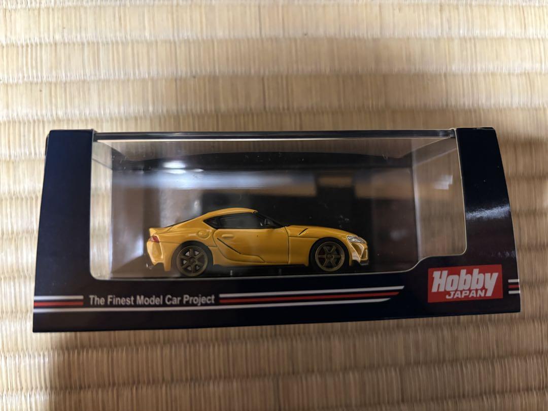 Hobby Japan スープラ イエロー　1/64