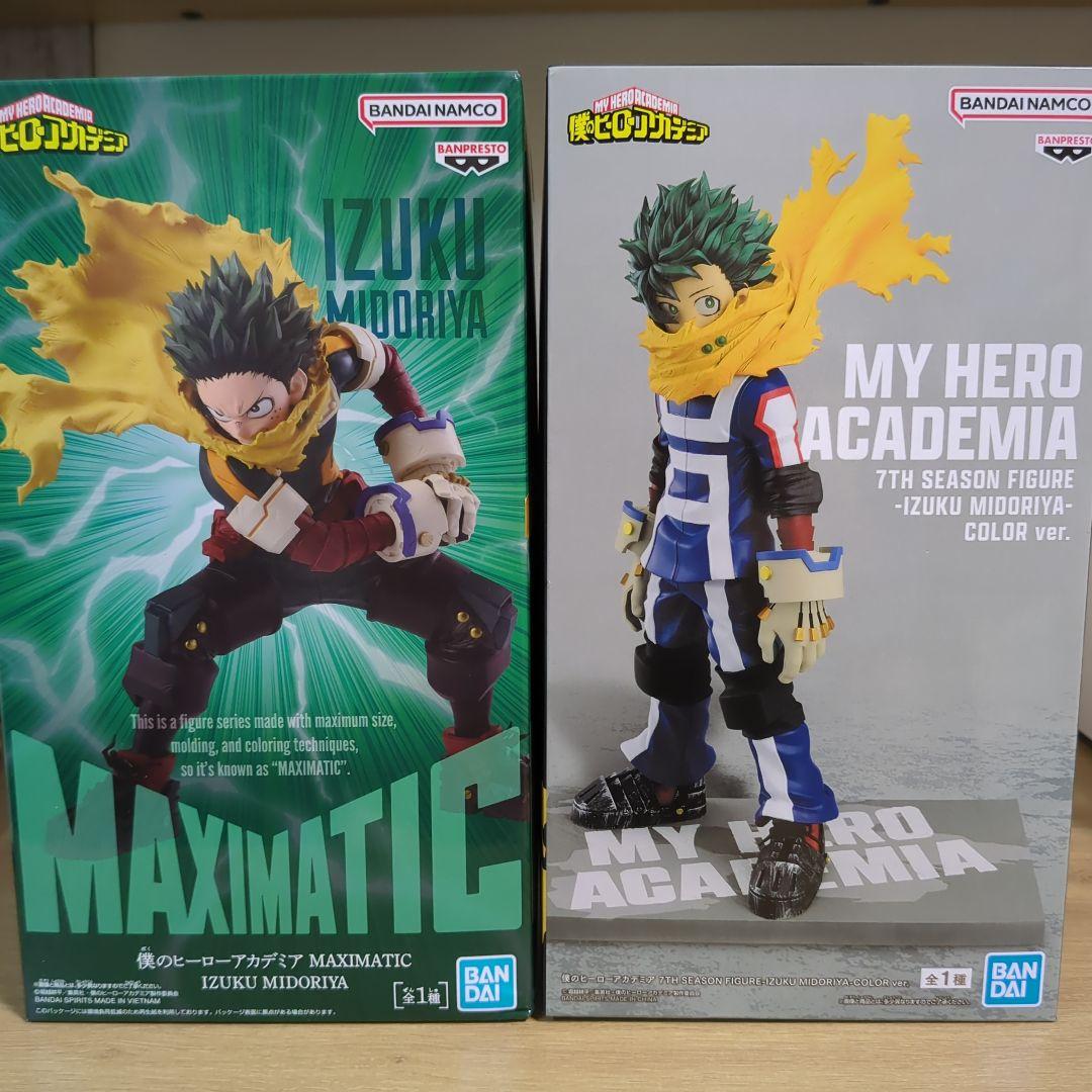 MAXIMATIC 最新フィギュア ルフィ 緑谷出久 各2体 6体セット MAXIMATIC ワンピース ルフィ ヒロアカ 緑谷出久 フィギュア